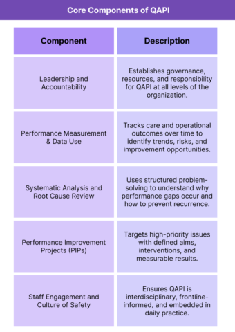QAPI (Quality Assurance and Performance Improvement): Meaning and ...